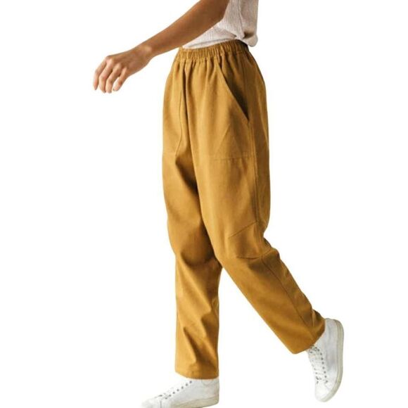 A Bronze Age Theo Pants Relaxed Fit Drawstring Spice Women's Large - Picture 1 of 6